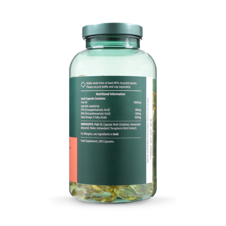 Omega 3 Fish Oil 1000mg 240 Capsules