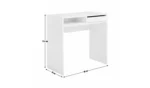 Argos Home Pepper 1 Drawer Small Office Desk – White | Compact Study & Home Office Desk | Order For Me UK - Image 2