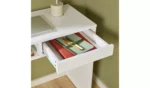 Argos Home Pepper 1 Drawer Small Office Desk – White | Compact Study & Home Office Desk | Order For Me UK - Image 7