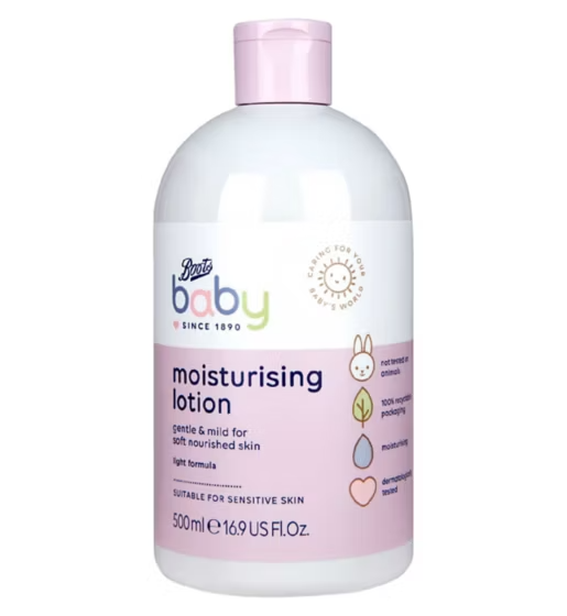 Boots Baby Lotion, Baby Moisturizer, Gentle Baby Skin Care, Baby Body Lotion, Sensitive Skin Lotion, UK Baby Products, Boots Baby Care, Infant Skincare, Baby Essentials, OrderForMeUK