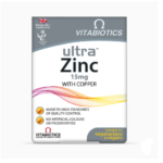 Vitabiotics Ultra Zinc 15mg with Copper 60 Tablets imported from the UK