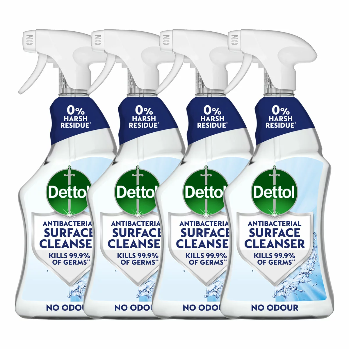 Dettol Antibacterial Surface Cleanser, 4 x 750ml Dettol Antibacterial Surface Cleanser, 4 x 750ml