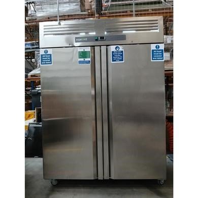 GRADE A3 - Hamoki GN1410BT Double Door Upright Freezer - 1375 Ltr, Ventilated Cooling