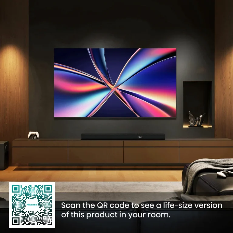 Hisense 55E8QTUK 55 Inch Mini LED 4K Smart TV from Costco UK available for delivery to Nigeria by OrderForMe UK