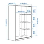KLEPPSTAD wardrobe,---Buy in Nigeria – OrderForMe-uk - Image 3