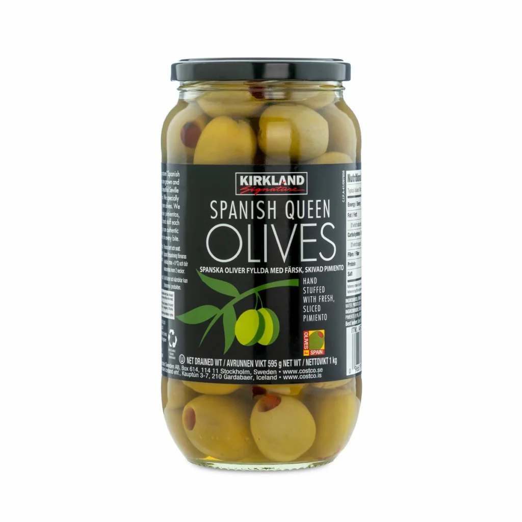 Kirkland Signature Spanish Queen Pimiento Stuffed Olives