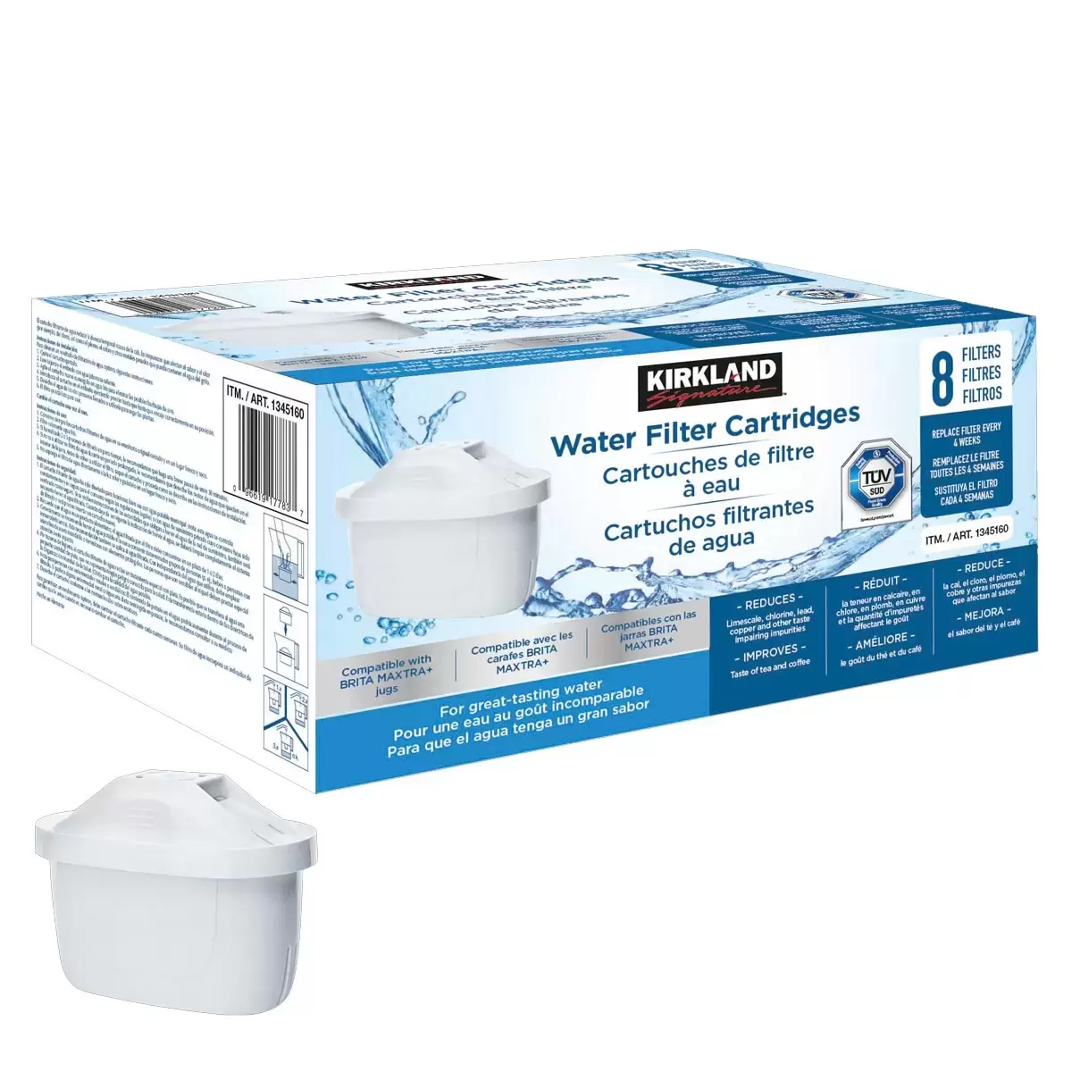 Kirkland Signature Water Filter Cartridges, 8 Pack Kirkland Signature Water Filter Cartridges, 8 Pack