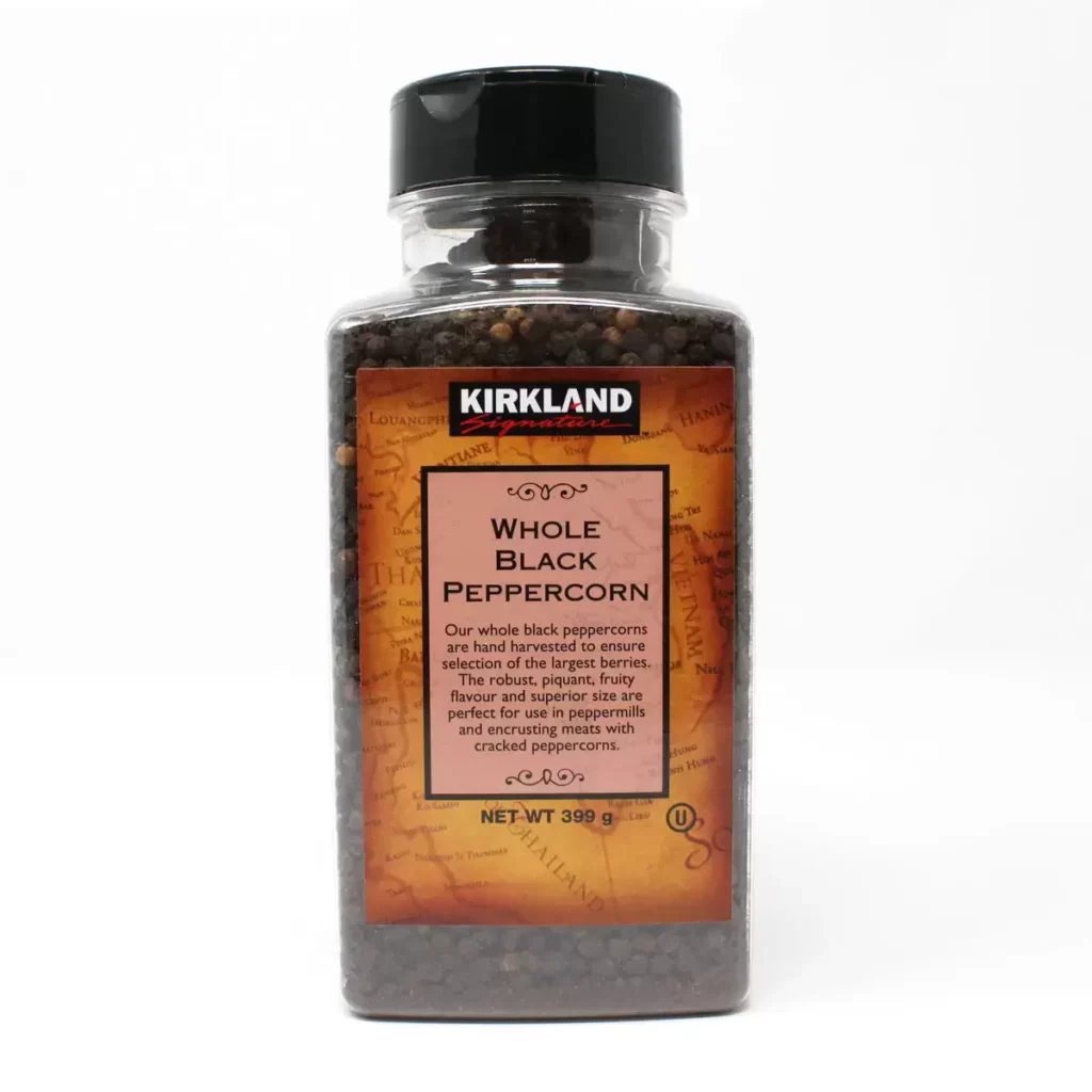 Kirkland Signature Whole Black Peppercorns,