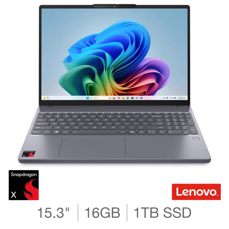 Lenovo IdeaPad Slim 3 Copilot+ PC 83N3002CUK Snapdragon X 16GB RAM 1TB SSD 15.3-inch laptop from Costco UK available for delivery to Nigeria by OrderForMe UK