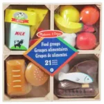 Melissa & Doug Sturdy Wooden Food Set 2