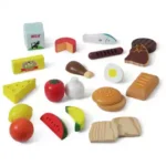 Melissa & Doug Sturdy Wooden Food Set 2