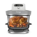 Ninja AS090UKWH CRISPi PRO 5-in-1 Glass Air Fryer – White Air Fry Roast Bake Reheat & Dehydrate Healthy Crispy Cookingfg
