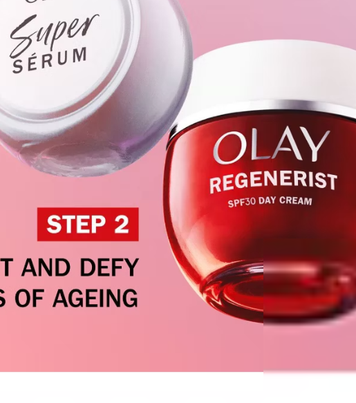 Olay Regenerist Day Face Cream SPF30 Active Firming Moisturiser with Niacinamide and Peptides 50ml