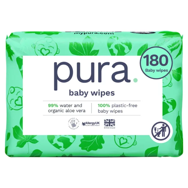 Pura Plastic Free Baby Wipes 3 x 60pk-Buy in Nigeria – OrderForMe