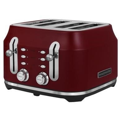 Rangemaster Classic 4 Slice Toaster – Bordeaux Wide Slots & Variable Browning