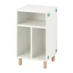 SMUSSLA bedside table shelf unit, white Bedside table-Order-For-Me-UK