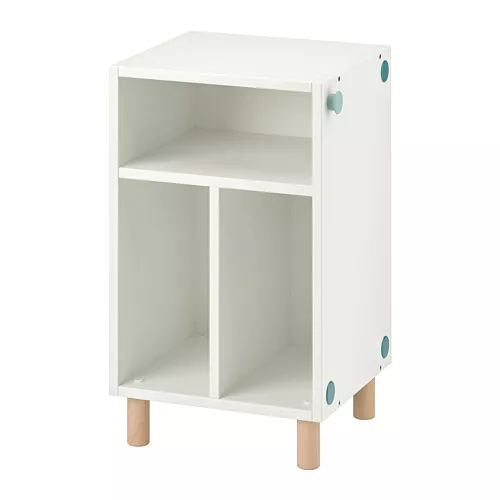 SMUSSLA bedside table shelf unit, white Bedside table-Order-For-Me-UK