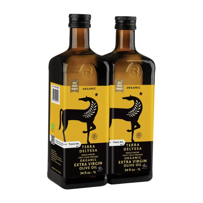 Terra Delyssa Organic Extra Virgin Olive Oil 2 x 1L from Costco UK available for delivery to Nigeria by OrderForMe UK