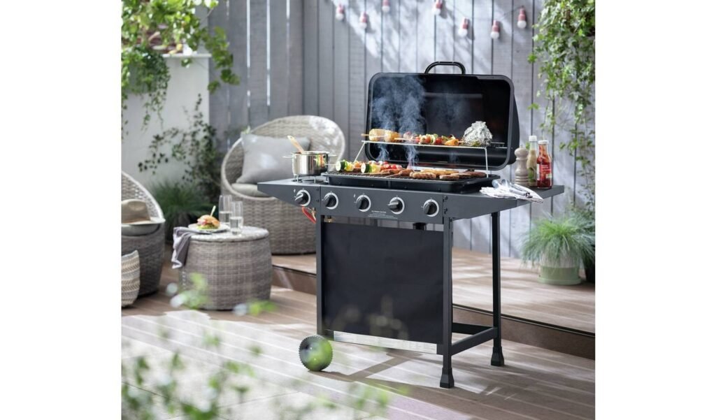 Argos Home 4 Burner Gas BBQ with Side Burner available at Order For Me UK