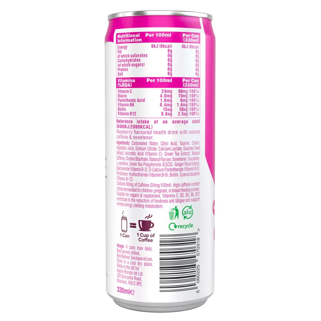 Aspire Mango Lemonade & Raspberry – Sparkling Energy Drink | Costco UK | Buy in Nigeria – OrderForMe