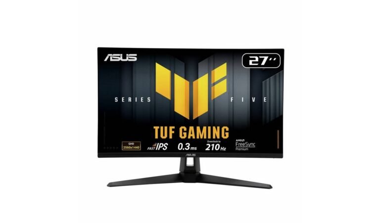 ASUS TUF VG27AQ5A 27-Inch 210Hz QHD LED Gaming Monitor available at Order For Me UK