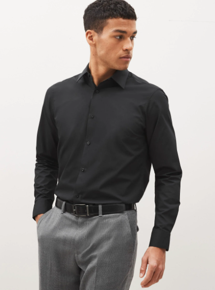 Black Smart Shirt Next UK
