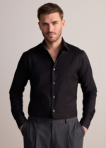 Black Slim Fit Easy Care Smart Shirt | Next UK Online Shopping