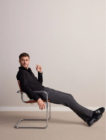 Black Slim Fit Easy Care Smart Shirt | Next UK Online Shopping - Image 3
