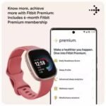 Fitbit Versa 4 Smart Watch in Pink Sand and Copper Rose available at Order For Me UK