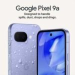 SIM Free Google Pixel 9a 5G 128GB AI Mobile Phone in Obsidian available at Order For Me UK