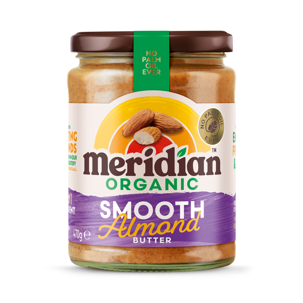 Meridian Organic Almond Butter 470g imported from the UK