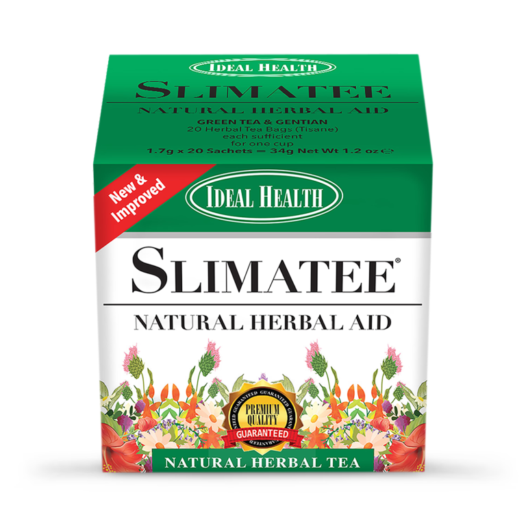 Ideal Health Slimatee Green Tea & Gentian 10 Tea Bags imported from the UK