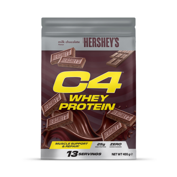 C4 Whey Protein Hershey's Chocolate 455g imported from the UK and delivered to Nigeria by OrderForMe UK.