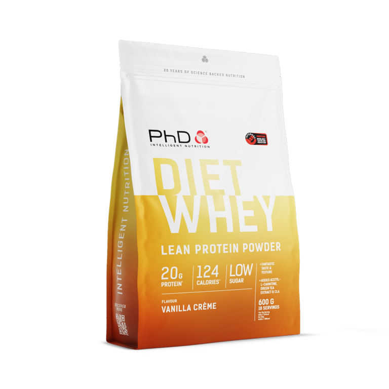 PhD Diet Whey Protein Powder Vanilla Creme 600g imported from the UK