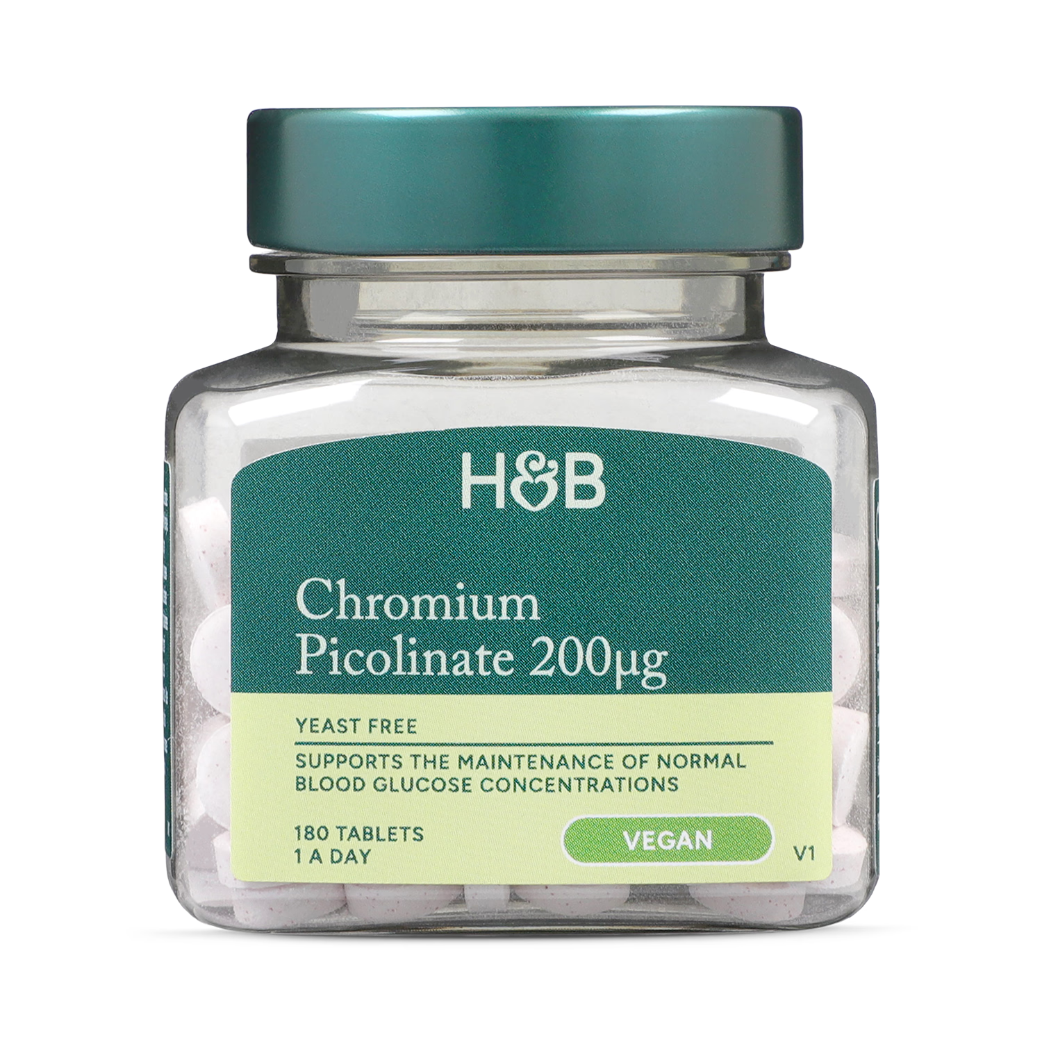 Holland & Barrett Chromium Picolinate 200ยตg 180 Tablets Holland & Barrett Chromium Picolinate 200ยตg 180 Tablets imported from the UK