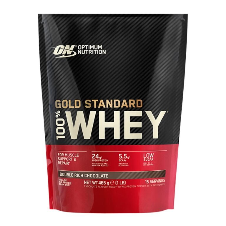 Optimum Nutrition Gold Standard 100% Whey Protein Double Rich Chocolate 465g imported from the UK