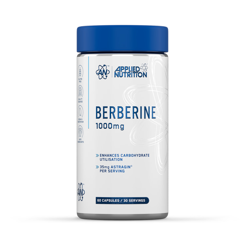 Applied Nutrition Berberine 1000mg 60 Capsules imported from the UK