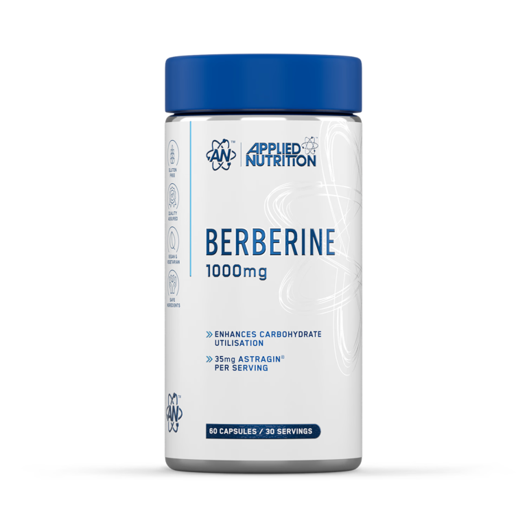 Applied Nutrition Berberine 1000mg 60 Capsules imported from the UK