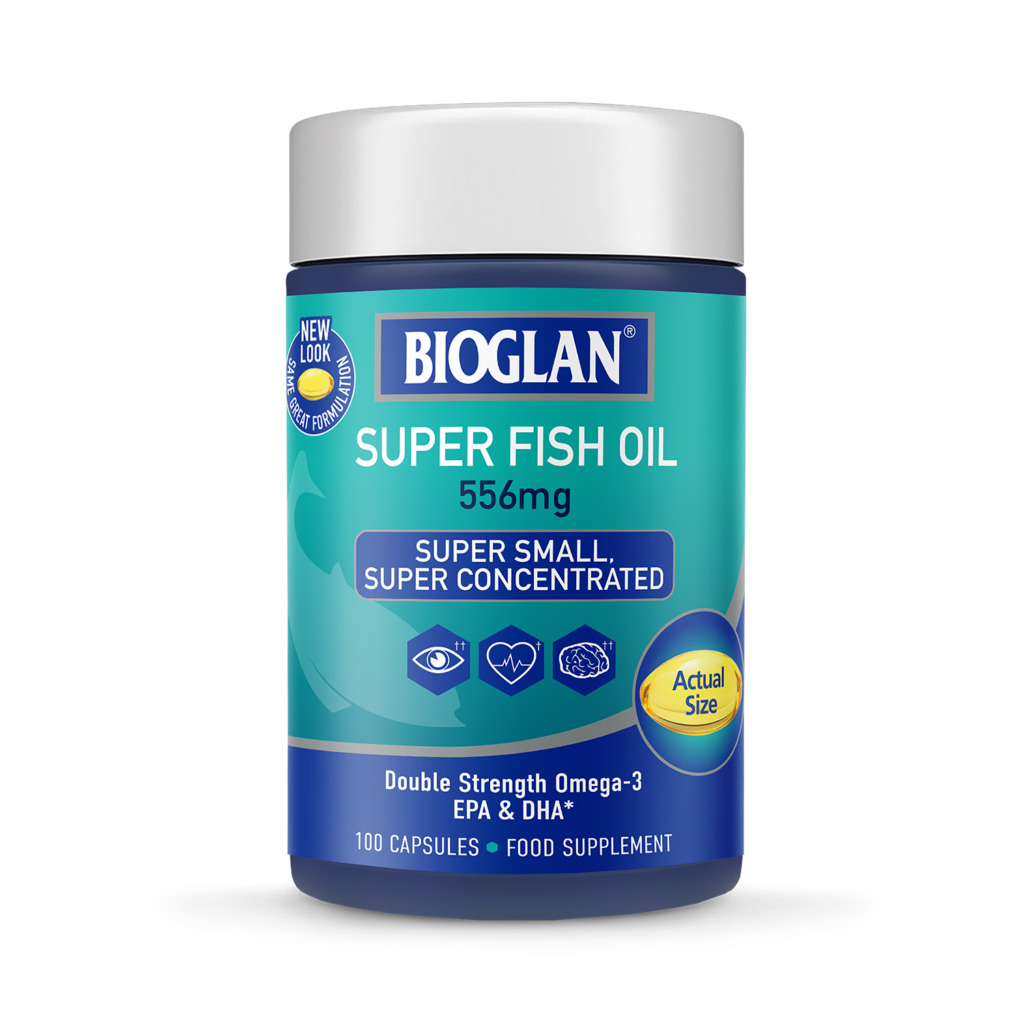 Bioglan Super Fish Oil 100 Capsules imported from the UK