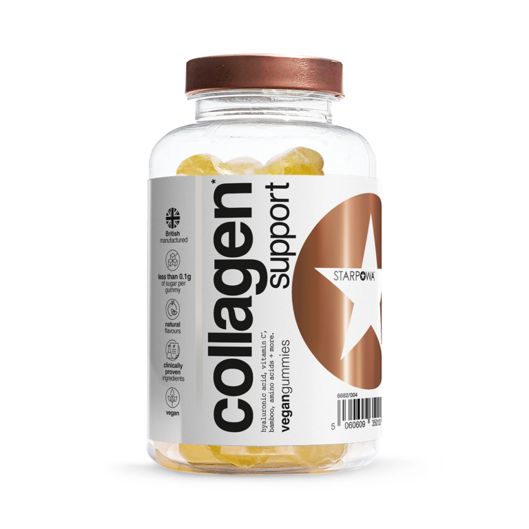 Starpowa Vegan Collagen Support Gummies delivered from the UK to Nigeria by OrderForMe UK.