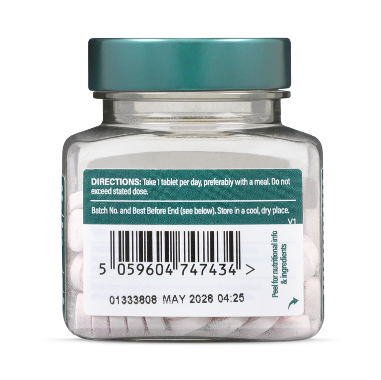 Holland & Barrett Chromium Picolinate 200µg 180 Tablets imported from the UK