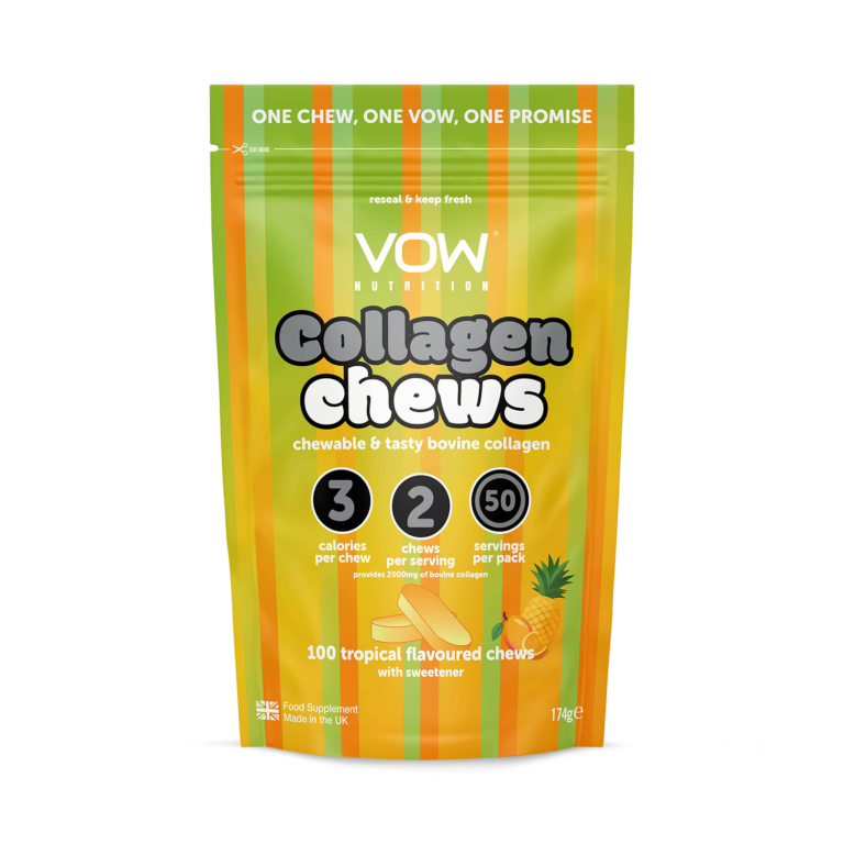 Vow Nutrition Collagen Chews Tropical imported from the UK and delivered to Nigeria by OrderForMe UK.