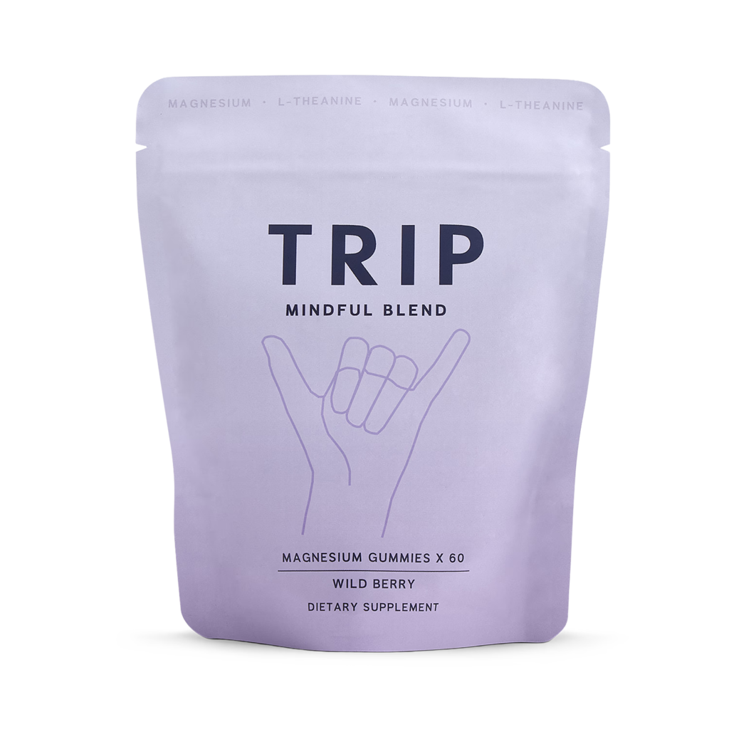TRIP Magnesium Gummies 180mg Wild Berry 60 Gummies imported from the UK