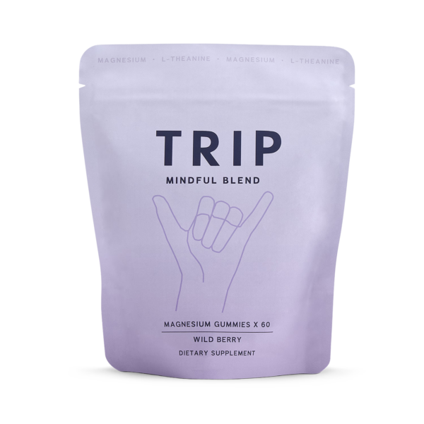 TRIP Magnesium Gummies 180mg Wild Berry 60 Gummies imported from the UK