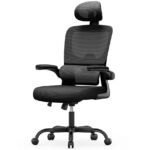 Rattantree Ergonomic Mesh Office Chair with Rocking Function in Black available at Order For Me UK