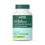Holland & Barrett Potent Acidophilus (10 Billion) 120 Capsules imported from the UK and delivered to Nigeria by OrderForMe UK.