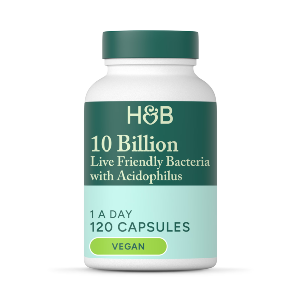 Holland & Barrett Potent Acidophilus (10 Billion) 120 Capsules imported from the UK and delivered to Nigeria by OrderForMe UK.