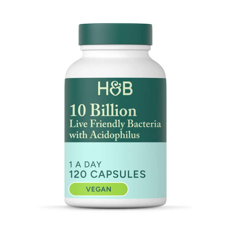 Holland & Barrett Potent Acidophilus (10 Billion) 120 Capsules imported from the UK and delivered to Nigeria by OrderForMe UK.