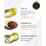 SuperSelf Omega 3-6-9 3000mg 90 Softgels with Premium Fish Oil, Flaxseed & Sunflower Oil imported from the UK and delivered to Nigeria by OrderForMe UK.