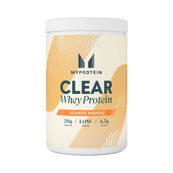 Myprotein Clear Whey Protein Orange Mango 261g imported from the UK
